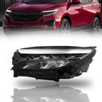 Left Side Headlight For 2022-2023 Chevy Equinox LT/RS LED Plated Housing