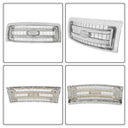 Front Bumper Grille For 2009-2014 Ford F150 Truck Chrome Grille