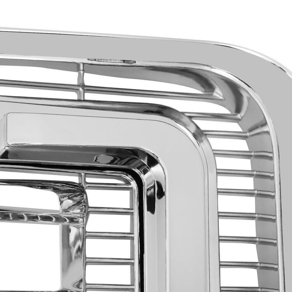 Front Bumper Grille For 2009-2014 Ford F150 Truck Chrome Grille