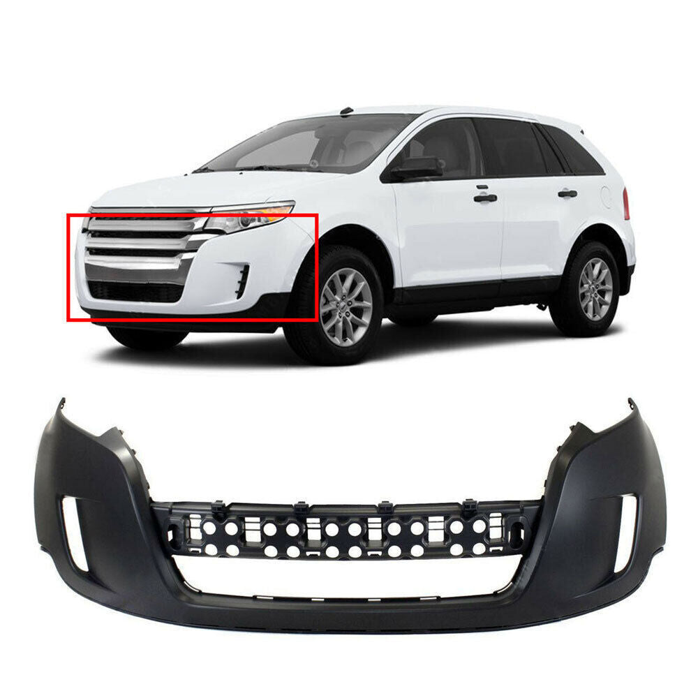 Front Bumper Cover For 2011-2014 Ford Edge Quality Elaborate Replacement