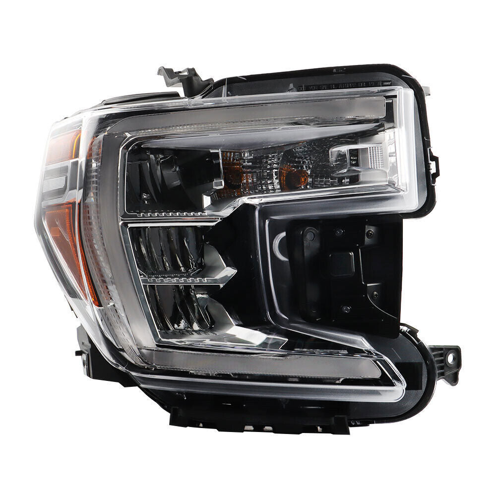 Right Headlights For 2019 20 2021 GMC Sierra 1500 Halogen w/o LED Signal