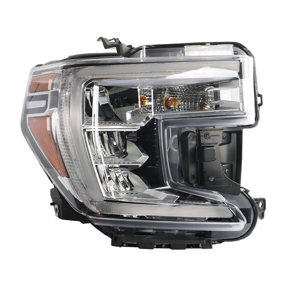Right Headlights For 2019 20 2021 GMC Sierra 1500 Halogen w/o LED Signal