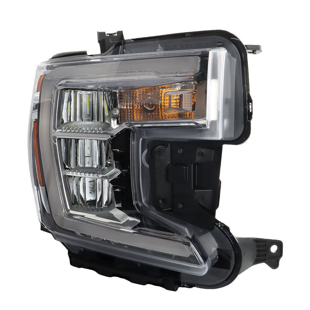 Right Headlights For 2019 20 2021 GMC Sierra 1500 Halogen w/o LED Signal