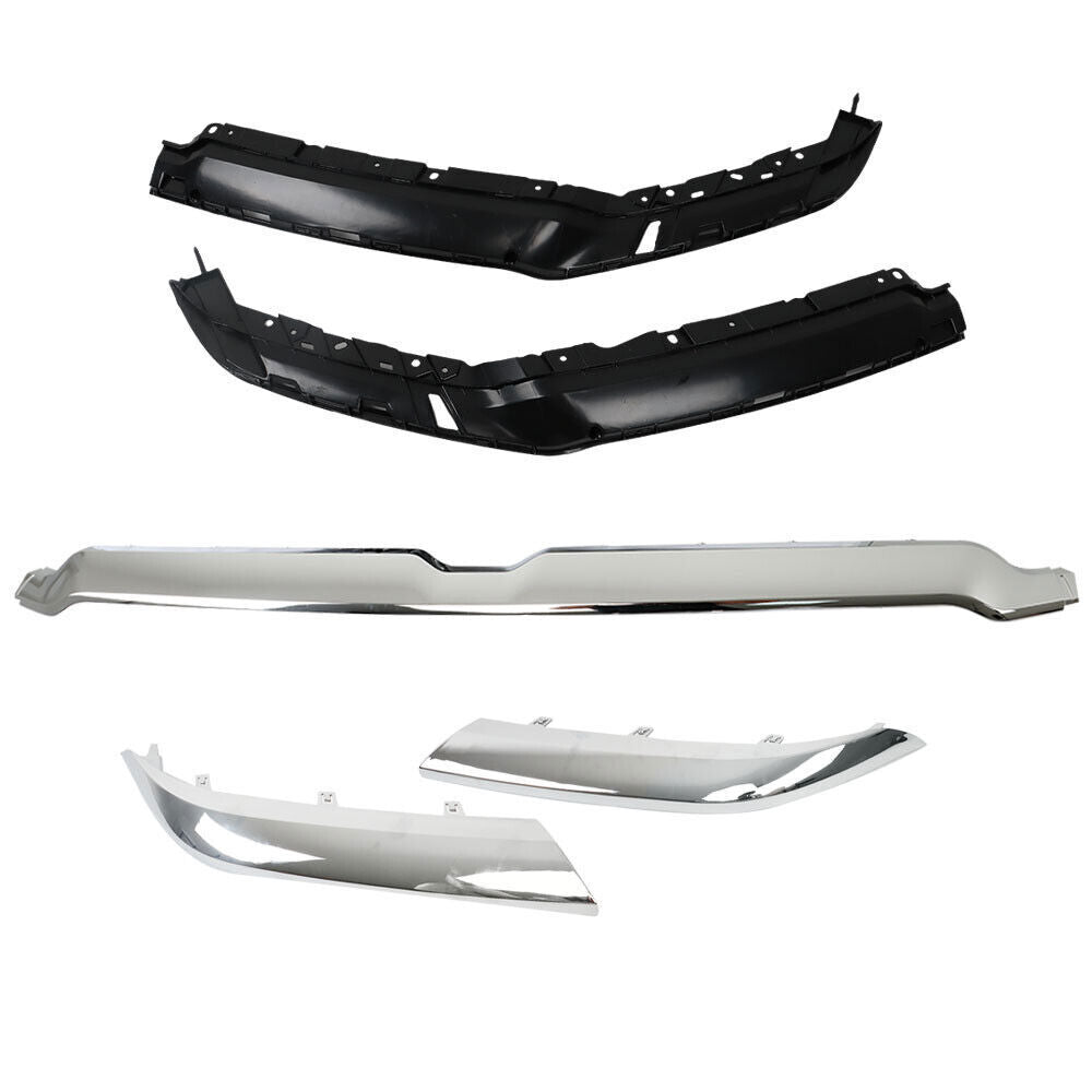 Upper Grille Body Trim Molding For 2019-2022 RAM 1500 Chrome Plastic