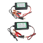 New 1.2A Trickle Charger 12V to 14.8V Automatic Lead Acid Battery Charger 2PCS