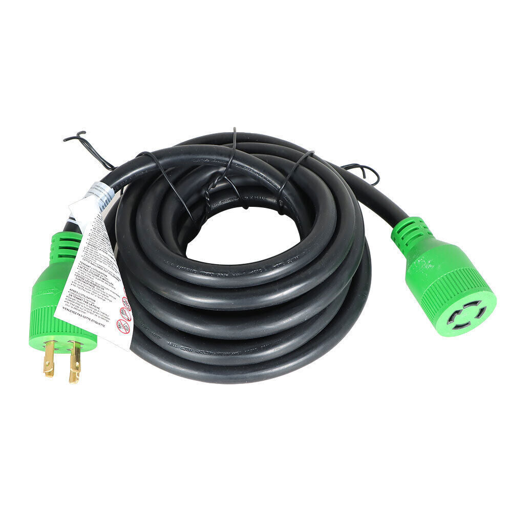 15 Ft Generator Extension Cord 4 Prong Power Cable 10 4 30 Amp