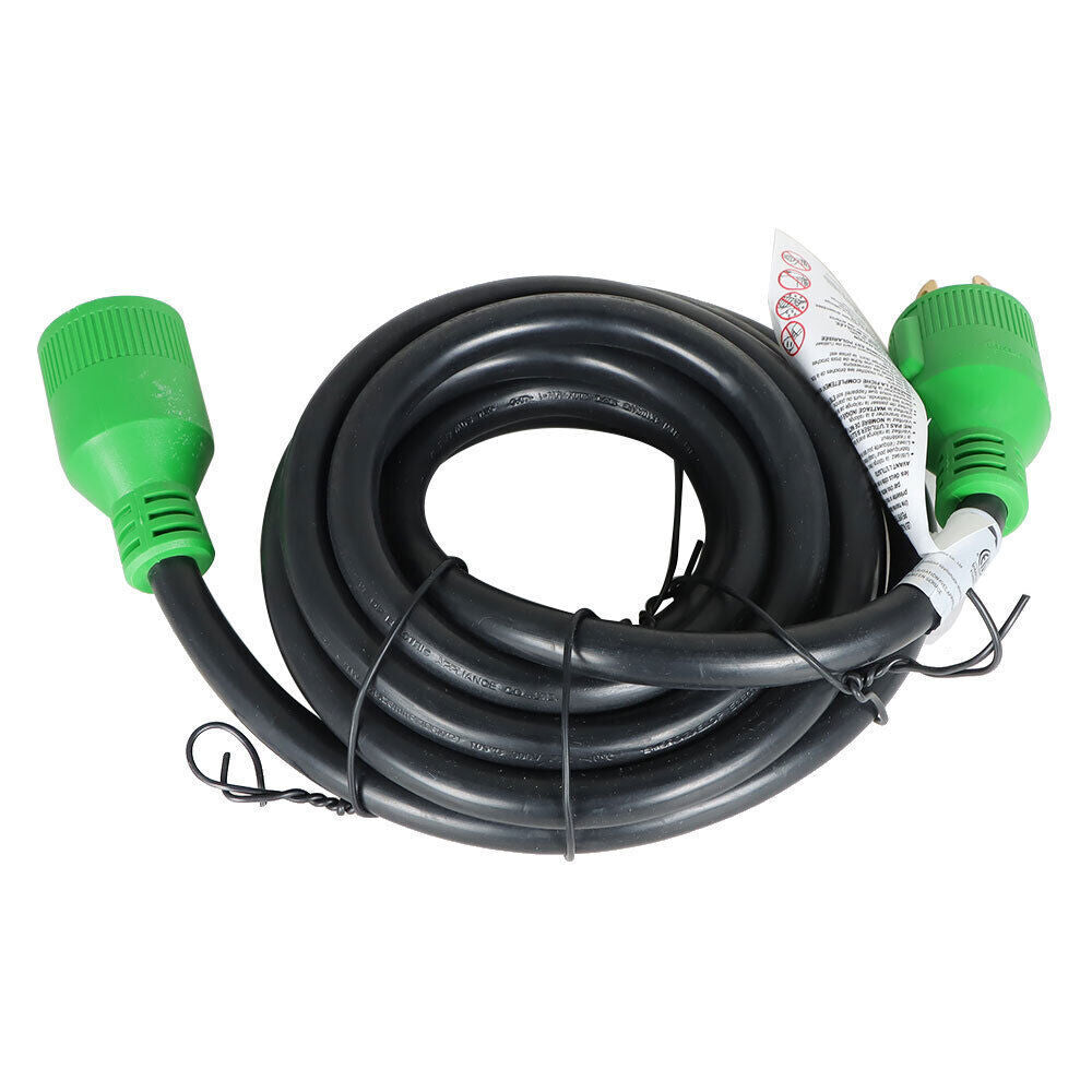 15 Ft Generator Extension Cord 4 Prong Power Cable 10 4 30 Amp