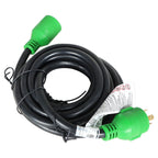15 Ft Generator Extension Cord 4 Prong Power Cable 10 4 30 Amp