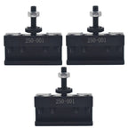 3 × OXA #1 QUICK CHANGE TURNING  FACING LATHE TOOL POST HOLDER 0XA (250-001)