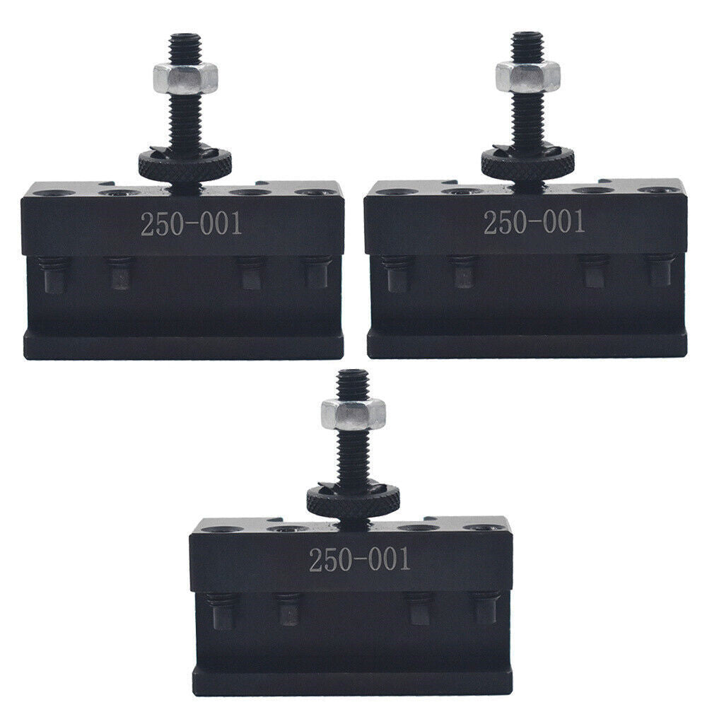 3 × OXA #1 QUICK CHANGE TURNING  FACING LATHE TOOL POST HOLDER 0XA (250-001)