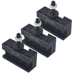 3 × OXA #1 QUICK CHANGE TURNING  FACING LATHE TOOL POST HOLDER 0XA (250-001)