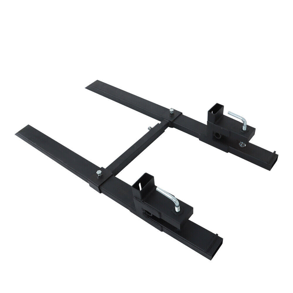 4000lbs 60" Clamp on Tractor Forks Pallet Forks Adjustable Bucket Forks