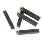 5 Pack 3/8 "lathe indexable carbide insert + turning tool bit holder kit New