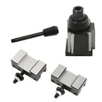 3Pcs OXA 250-000 Wedge Type Quick Change Tool Post Set For Lathe Up to 8"