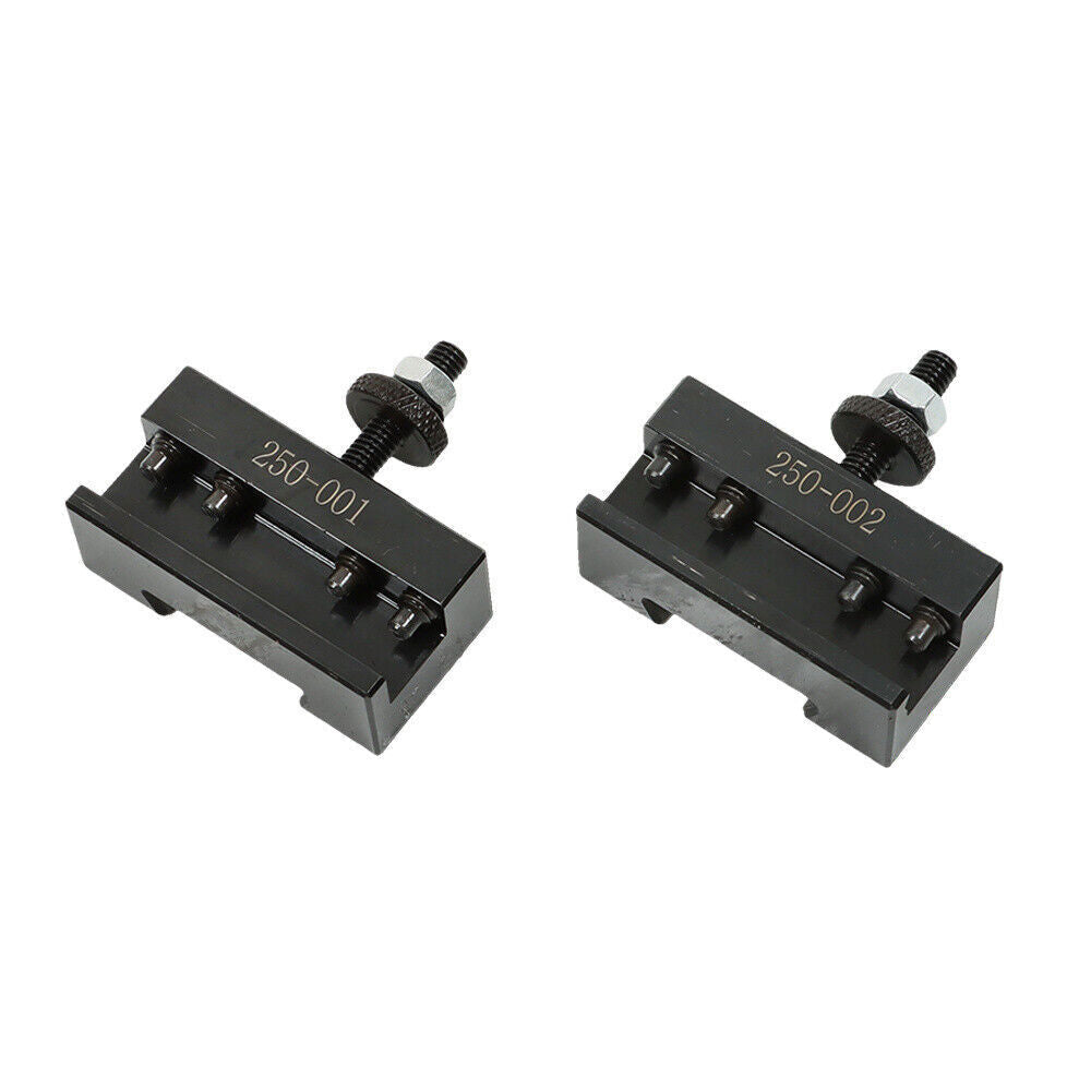 3Pcs OXA 250-000 Wedge Type Quick Change Tool Post Set For Lathe Up to 8"
