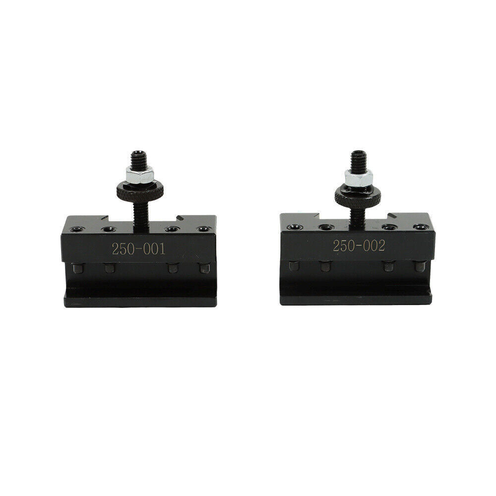 3Pcs OXA 250-000 Wedge Type Quick Change Tool Post Set For Lathe Up to 8"