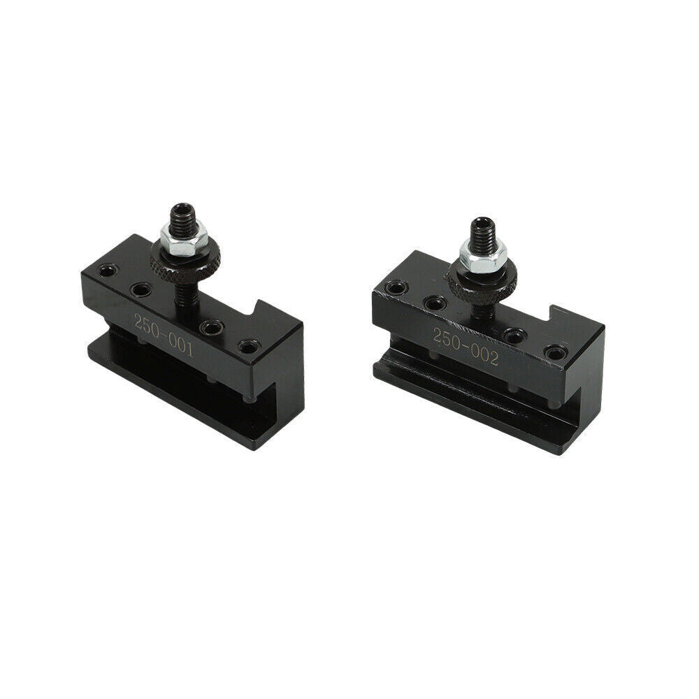 3Pcs OXA 250-000 Wedge Type Quick Change Tool Post Set For Lathe Up to 8"