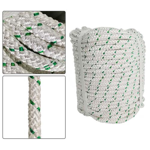 Bull Rope 3/8" × 100' 1544Lbs Breaking Strength Double Braid Polyester Ropes