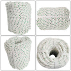 Bull Rope 3/8" × 100' 1544Lbs Breaking Strength Double Braid Polyester Ropes
