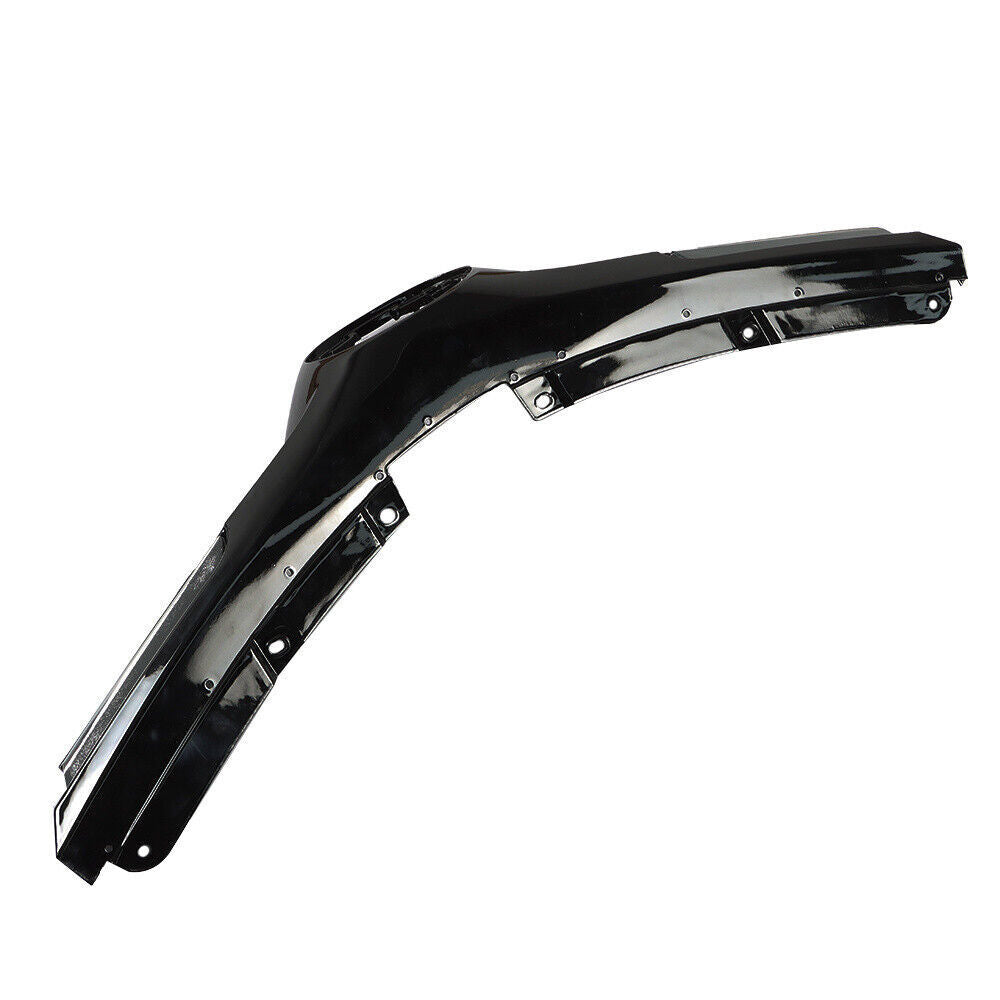 Front Upper Grill For Toyota RAV4 2016- 2018 W/Chrome Trim Black Plastic
