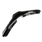 Front Upper Grill For Toyota RAV4 2016- 2018 W/Chrome Trim Black Plastic