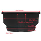 Retractable Rear Cargo Cover Truck Security For 2012-16 Honda CRV Black