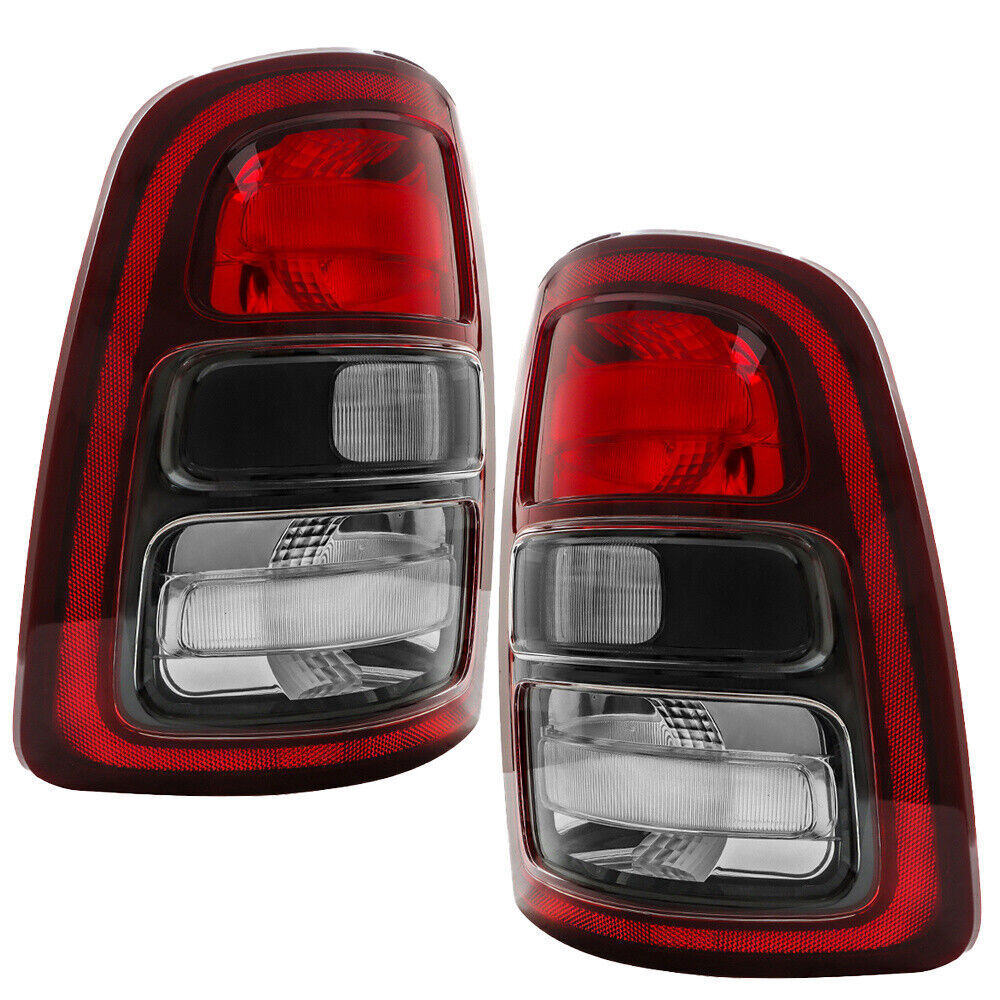 Left+Right Tail Light For 2019-23 Dodge Ram 2500 3500 Halogen Black Trim