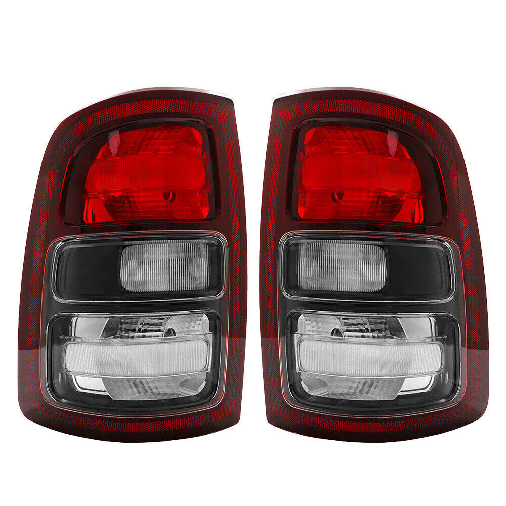 Left+Right Tail Light For 2019-23 Dodge Ram 2500 3500 Halogen Black Trim