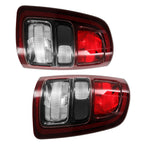 Left+Right Tail Light For 2019-23 Dodge Ram 2500 3500 Halogen Black Trim