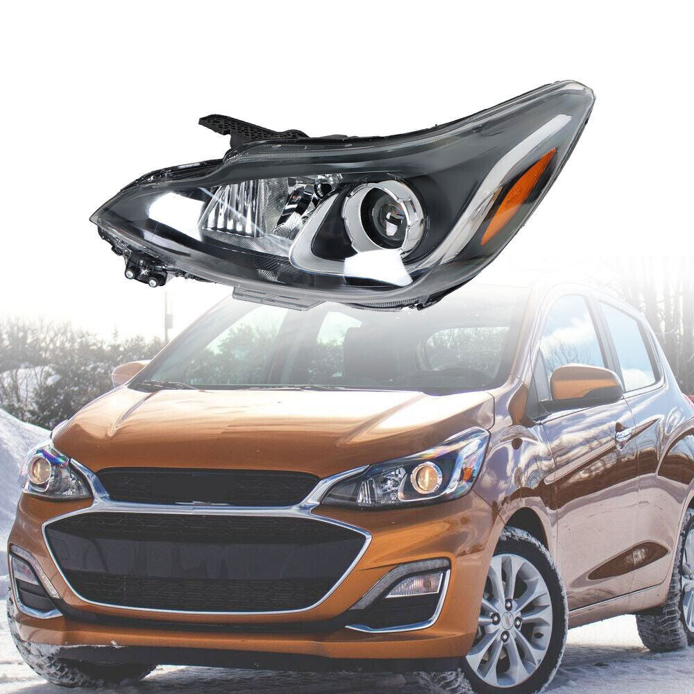 Left Headlight For 2019-2021 Chevy Spark Factory Halogen Type w/o DRL