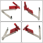 Sharpener 15°-45° (5005) Adjustable For Straight & Standard Lawn Mower Blade Red