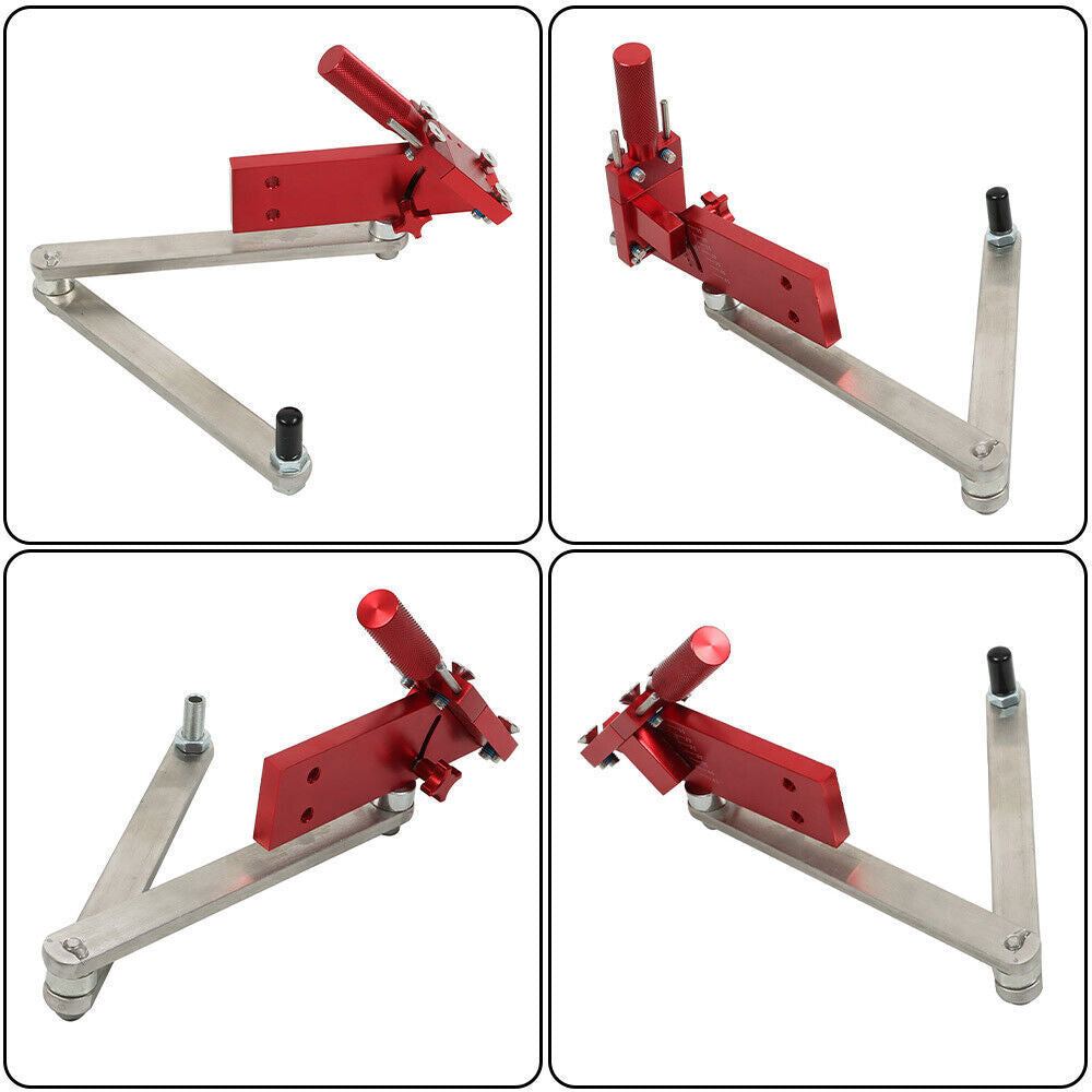 Sharpener 15°-45° (5005) Adjustable For Straight & Standard Lawn Mower Blade Red