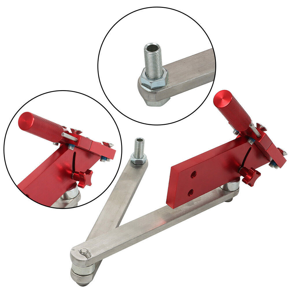 Sharpener 15°-45° (5005) Adjustable For Straight & Standard Lawn Mower Blade Red