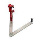 Sharpener 15°-45° (5005) Adjustable For Straight & Standard Lawn Mower Blade Red