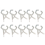 10Pack 11" Heavy Duty Swivel Pad Locking C-Clamp Locking Pliers With Swivel Pads