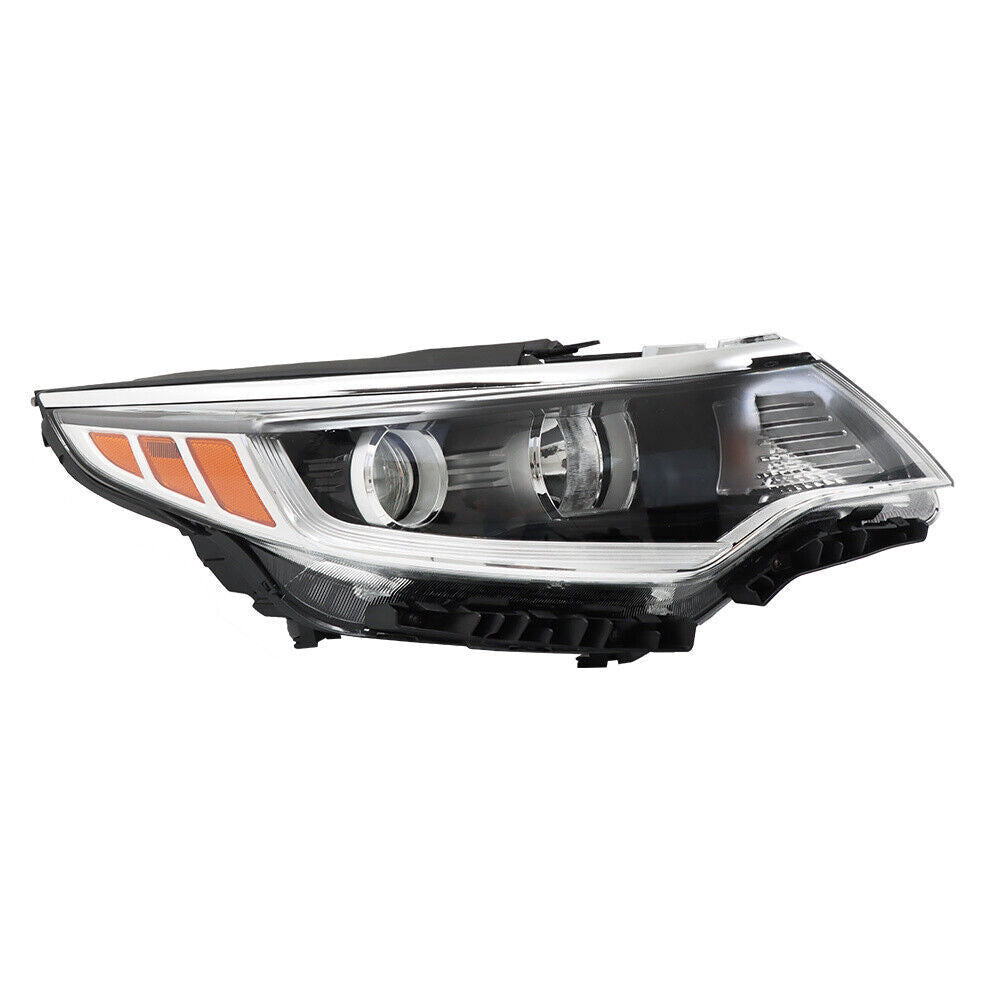 Right Headlight For 2016-2018 Kia Optima Halogen w/o LED DRL Assembly