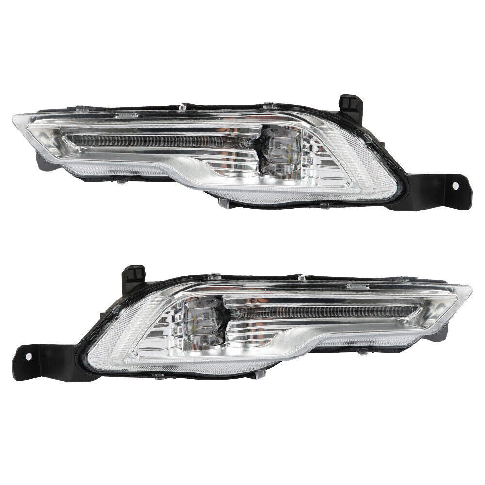 RH+LH LED Fog Lights For 2017-2018 Ford Fusion 2018-2019 Explorer W/Bulb