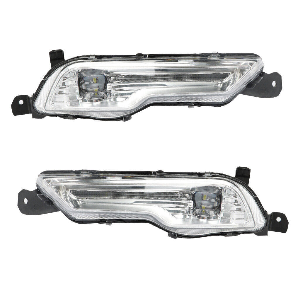 RH+LH LED Fog Lights For 2017-2018 Ford Fusion 2018-2019 Explorer W/Bulb