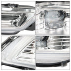 RH+LH LED Fog Lights For 2017-2018 Ford Fusion 2018-2019 Explorer W/Bulb