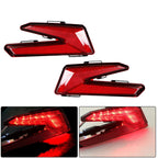 Left Right Red LED Brake Tail Lights For 2017-2021 Can-Am Maverick X3 Max R 4x4