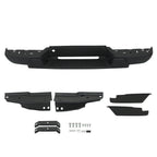 Black Steel Rear Bumper For 2004-2007 Chevrolet Colorado GMC Canyon