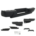 Black Steel Rear Bumper For 2004-2007 Chevrolet Colorado GMC Canyon