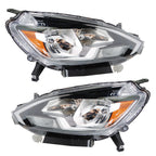 Left+Right Headlights For 2016-2018 Nissan Sentra Halogen Type Projector