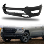 Primered Steel Front Bumper Replacement For 2019-2023 Dodge RAM 1500 Blk