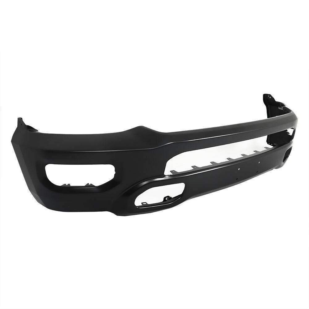 Primered Steel Front Bumper Replacement For 2019-2023 Dodge RAM 1500 Blk