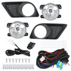 Left+Right Bumper Fog Lights Lamps For 2011-2014 Dodge Charger W/Bulbs