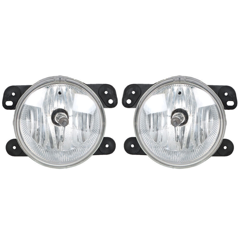 Left+Right Bumper Fog Lights Lamps For 2011-2014 Dodge Charger W/Bulbs