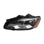 Left+Right Side Headlight For 2012-2015 Volkswagen Passat Halogen Black