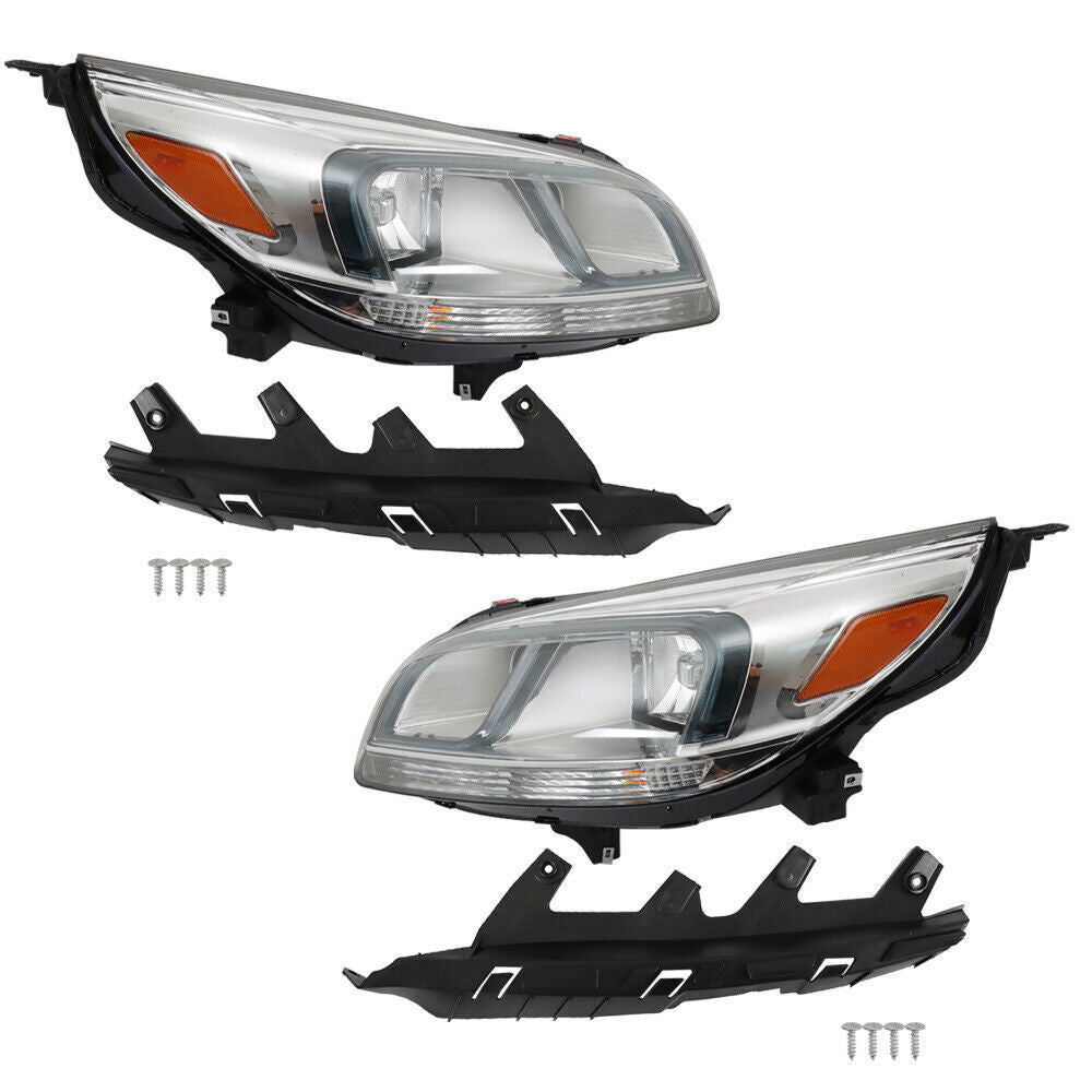 Left+Right Headlight For 13-15 Chevrolet Malibu LS 16 Limited LS Halogen