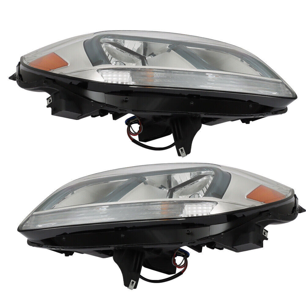 Left+Right Headlight For 13-15 Chevrolet Malibu LS 16 Limited LS Halogen